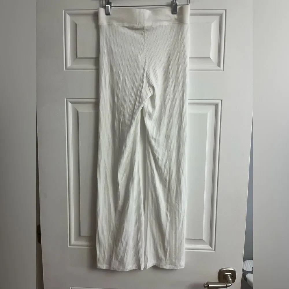 Jonathan Simkhai ribbed white pants New Size XS